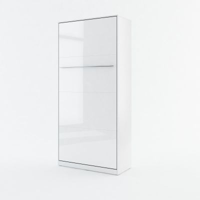ArtNest Vertical Wall Bed 90cm - White Gloss