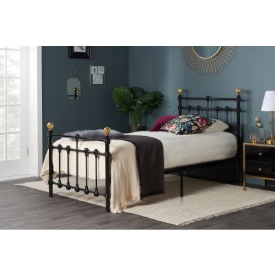 Birlea Atlas Black Metal Bed Frame - Single 3ft