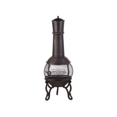 Charcoal Fire Pit Brass TACORA