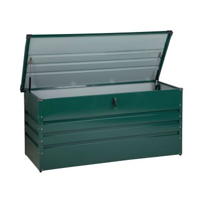 Garden Storage Box 132 x 62 cm Green CEBROSA