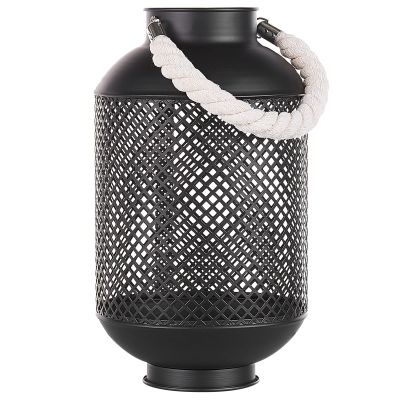 Decorative Lantern Metal Black CORON