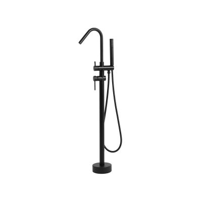 Freestanding Bath Mixer Tap Black VICTORIA