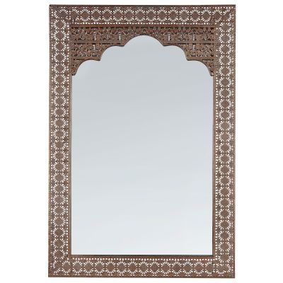 Metal Wall Mirror 60x90cm Copper