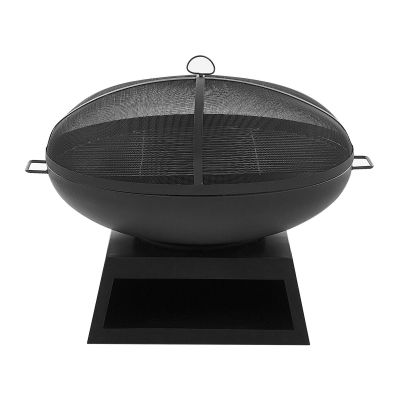 Charcoal Fire Pit Black SEMERU