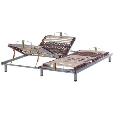 Set of 2 EU Single Size Manual Adjustable Bed Bases MOON