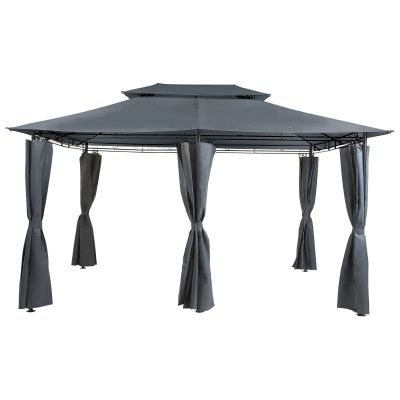 Gazebo 300 x 400 cm Dark Grey COLOS