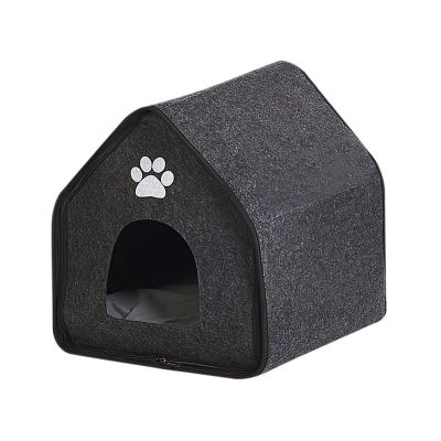 Felt Dog House 40 x 40 cm Grey JANGI