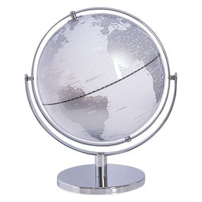 Decorative Globe 29 cm Silver DRAKE
