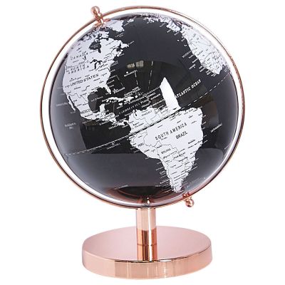 Decorative Globe 28cm Black and White