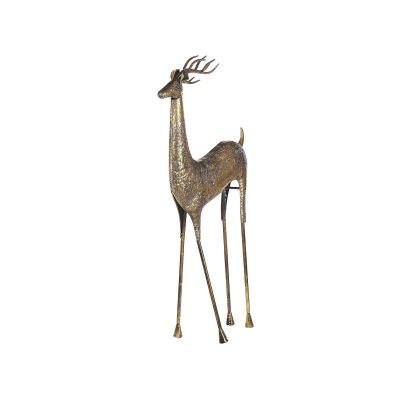 Decorative Statue Reindeer Gold PELLO