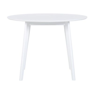 Dining Table ⌀ 100 cm White ROXBY