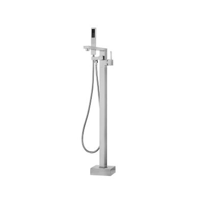 Freestanding Bath Mixer Tap Silver DELLA