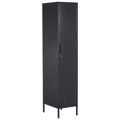 Metal Storage Cabinet Black FROME