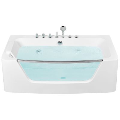 Whirlpool Bath 1700 x 850 mm White BARRANCA