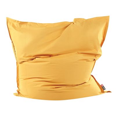 Extra Large Bean Bag 180 x 230 cm Yellow FUZZY
