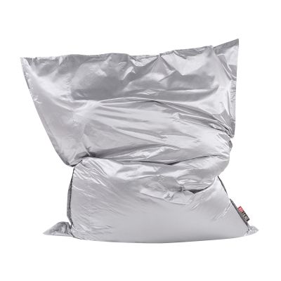 Extra Large Bean Bag 180 x 230 cm Silver FUZZY