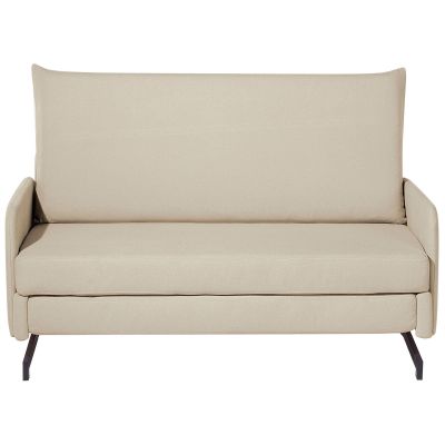 Fabric Sofa Bed Beige BELFAST