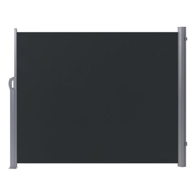 Garden Side Awning Retractable 160 x 300 cm Graphite Grey DORIO