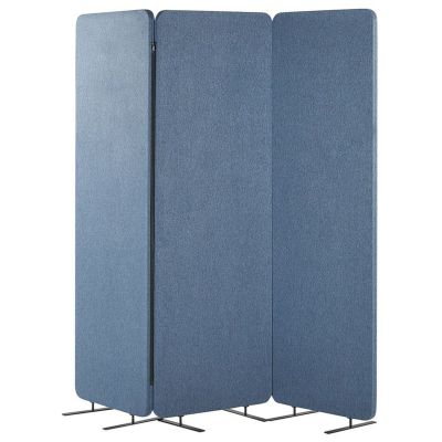 Acoustic 3 Panel Room Divider 184 x 184 Blue STANDI