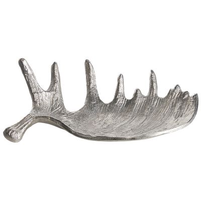 Trinket Dish Moose Antler Silver