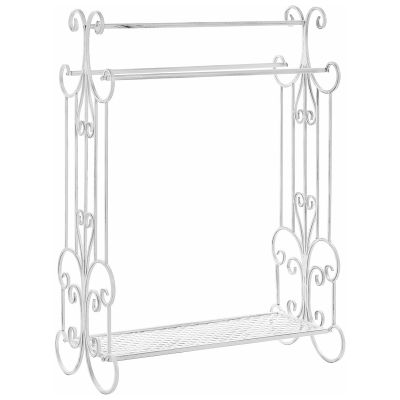 Towel Stand 60 x 90 cm White GLADIS