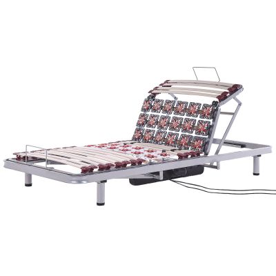 Electric Adjustable Single Bed Grey MOON