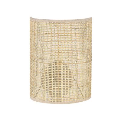 Rattan Wall Lamp Natural DEMITRIE