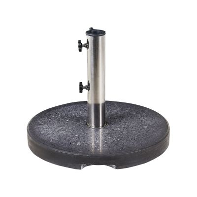 Round Granite Parasol Base Black CEGGIA