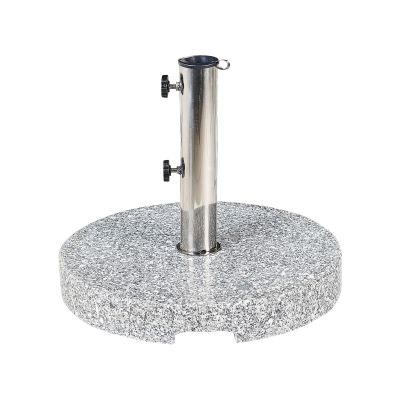 Round Granite Parasol Base Grey CEGGIA