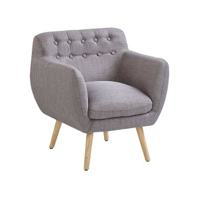 Fabric Armchair Grey MELBY