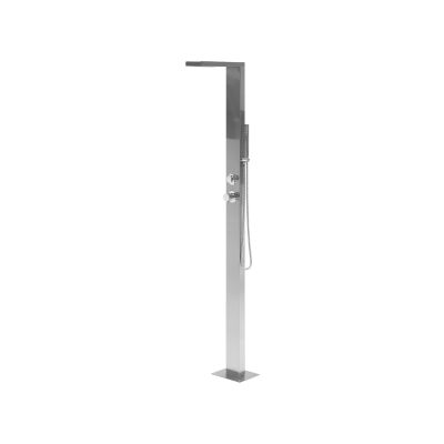 Freestanding Outdoor Shower Silver LOTZORAI