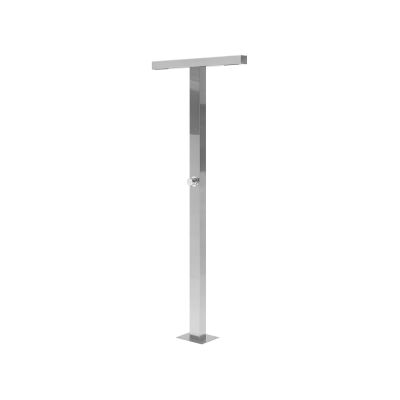 Freestanding Outdoor Shower Silver URZULAI