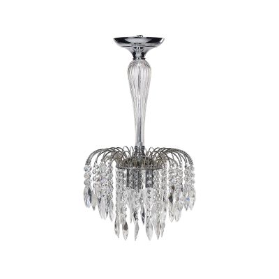 Metal Chandelier Silver ORARA