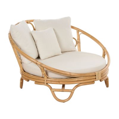 Rattan Garden Daybed Natural ROSSANO