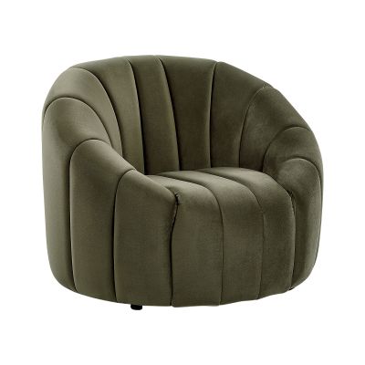 Velvet Armchair Dark Green MALUNG