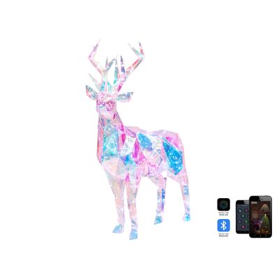 Outdoor Smart LED Decoration with App Reindeer 90 cm Multicolour POLARIS