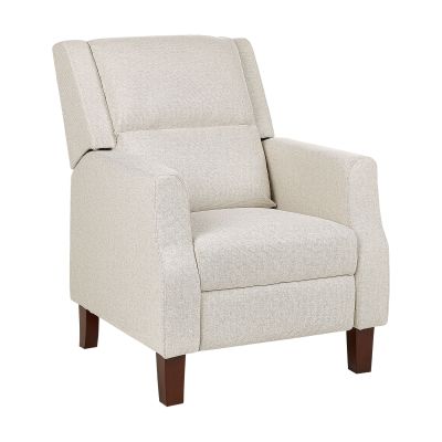 Fabric Recliner Chair Beige EGERSUND