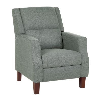 Fabric Recliner Chair Green EGERSUND