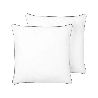 Set of 2 Microfibre Bed High Profile Pillow 80 x 80 cm PELISTER