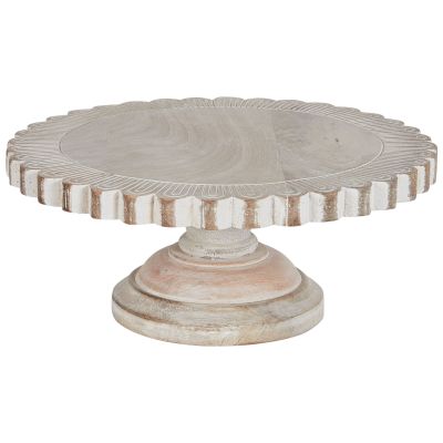Mango Wood Cake Stand Light