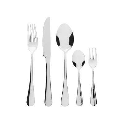 30 Piece Cutlery Set Silver FUSILLI