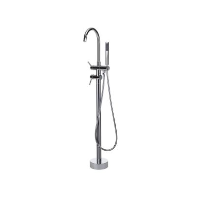 Freestanding Bath Mixer Tap Silver TUGELA
