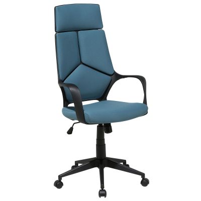 Swivel Office Chair Teal and Black DELIGHT