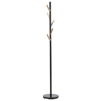 Coat Stand Steel Black ALBIN