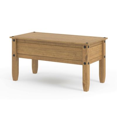 Corona Waxed Pine 1-Drawer Coffee Table - Pine