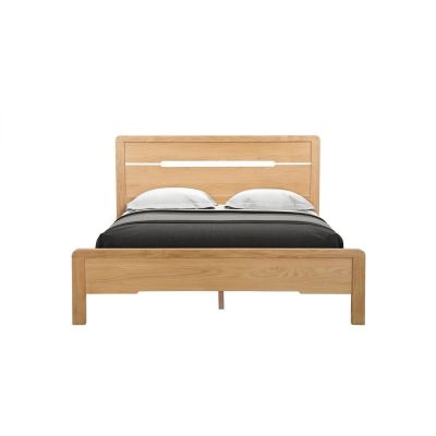 Curve Oak Bed - Double or King - Double 4ft6