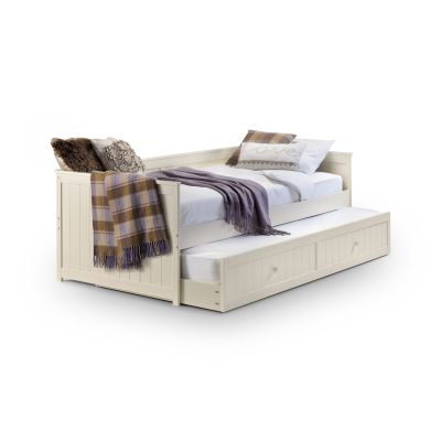 Jessica Single Stone White Daybed & Trundle