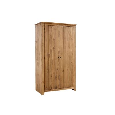 Wardrobe - HARLAN 2 Door Wardrobe Pine 103cm