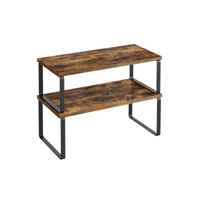 Set of 2 Cupboard Shelf Organisers