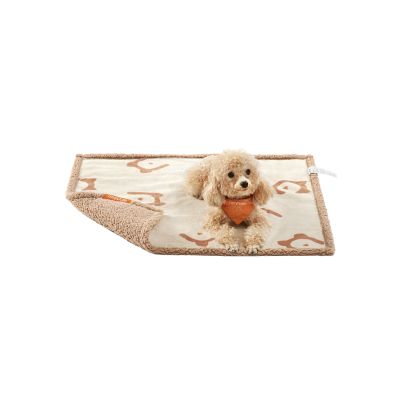 S Waterproof Sherpa Fleece Dog Blanket